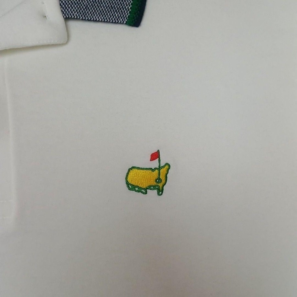 Masters Polo Shirt Mens XL White Augusta National Golf Shop Slazenger Vintage - Picture 4 of 10